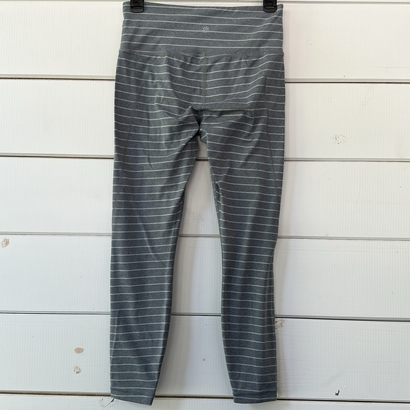 Athleta Stripe Salutation 7/8 Tight Heather Gray - Picture 6 of 12